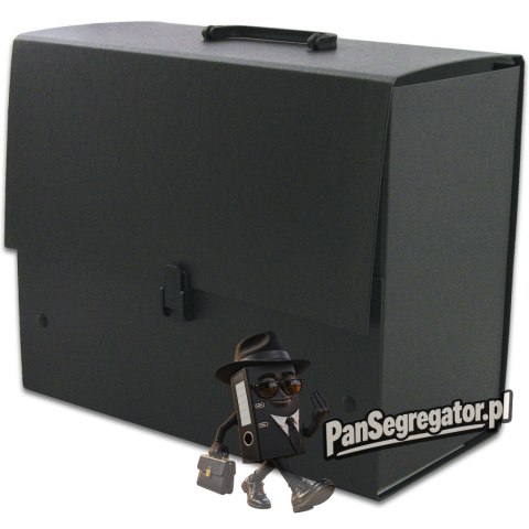 Teczka B4 PLUS GIGANT czarna TT6517 TADEO 36,5x30x18cm