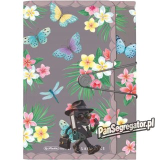 Teczka harmonijkowa na dokumenty A4 PP 12 przegródek LADYLIKE BUTTERFLIES 50044023 HERLITZ