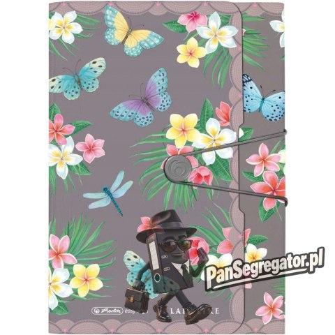 Teczka harmonijkowa na dokumenty A4 PP 12 przegródek LADYLIKE BUTTERFLIES 50044023 HERLITZ