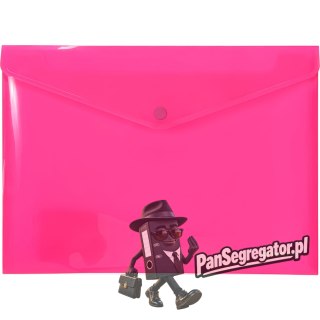 Teczka kopertowa A4 PP NEON RÓŻOWA 0410-0085-13 PANTA PLAST