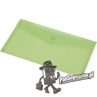 Teczka kopertowa A5 FOKUS przezroczysta zielona 0410-0036-04 Panta Plast