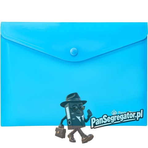 Teczka kopertowa A5 PP NEON NIEBIESKA 0410-0086-03 PANTA PLAST
