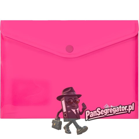 Teczka kopertowa A5 PP NEON RÓŻOWA 0410-0086-13 PANTA PLAST