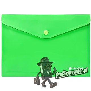 Teczka kopertowa A5 PP NEON ZIELONA 0410-0086-04 PANTA PLAST
