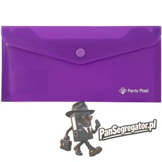 Teczka kopertowa DL PP NEON FIOLETOWY 0410-0087-15 PANTA PLAST