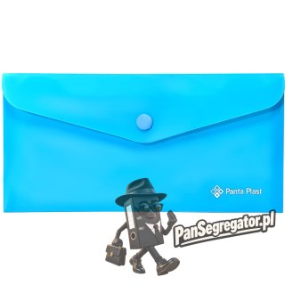 Teczka kopertowa DL PP NEON NIEBIESKA 0410-0087-03 PANTA PLAST