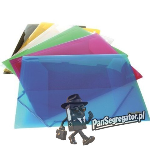 Teczka na dokumenty z gumką ART POP mix kolorów 400058449 BANTEX