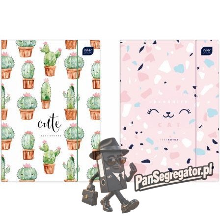 Teczka z gumką A4+ LUX UV TRENDS GIRLS INTERDRUK