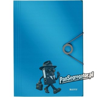 Teczka z gumką A4 PP SOLID jasnoniebieska 45631030 LEITZ