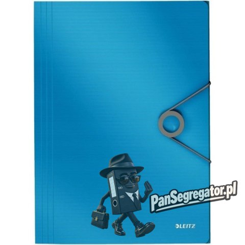 Teczka z gumką A4 PP SOLID jasnoniebieska 45631030 LEITZ