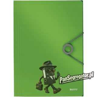 Teczka z gumką A4 PP SOLID jasnozielona 45631050 LEITZ