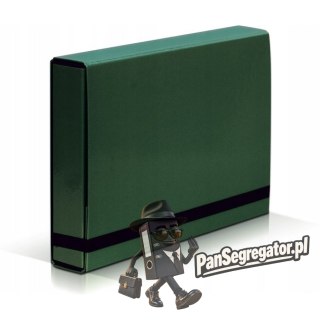 Teczka z gumką BOX CARIBIC zielona 5cm 341/06 VAUPE