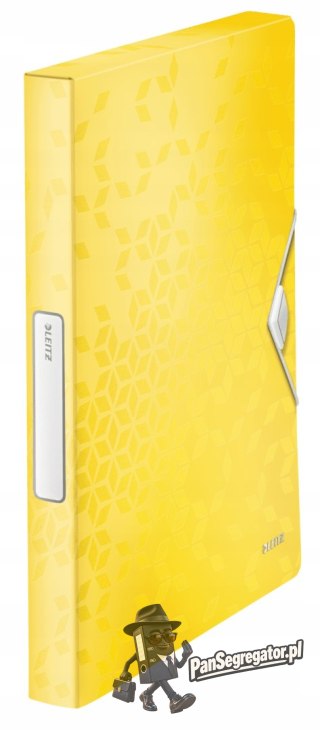 Teczka z gumką LEITZ WOW 30mm 250k A4 żółta 46290016