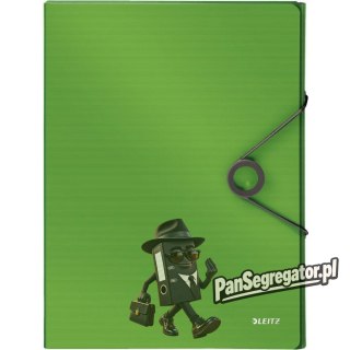 Teczka z gumką PP LEITZ SOLID 30mm jasnozielona 45681050