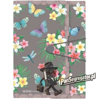 Teczka z gumką na dokumenty A4 PP LADYLIKE BUTTERFLIES 50044009 HERLITZ