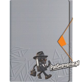 Teczka z przegródkami Leitz Urban Chic, PP, A4, mieści 250 kartek, szara 39970088