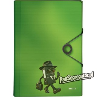 Teczka z przegródkami PP LEITZ SOLID jasnozielona 45791050