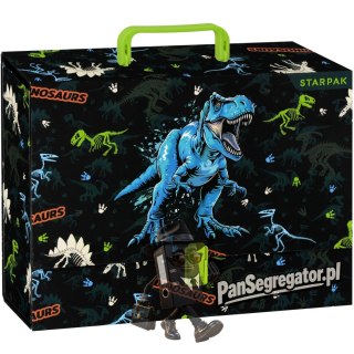 Teczka z rączką A4 9cm DINO GLOW 559319 STARPAK