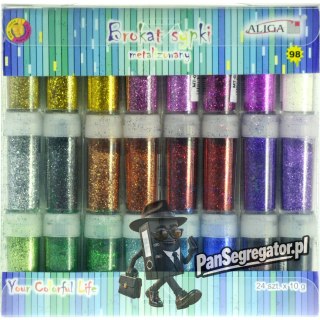 Brokat sypki bio 10g (24 kolory) MT-0222 ALIGA