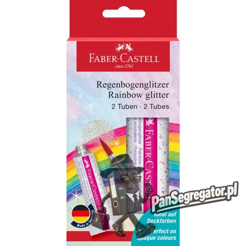 Brokat w żelu RAINBOW 12ml. (2szt.) blister 125089 Faber-Castell