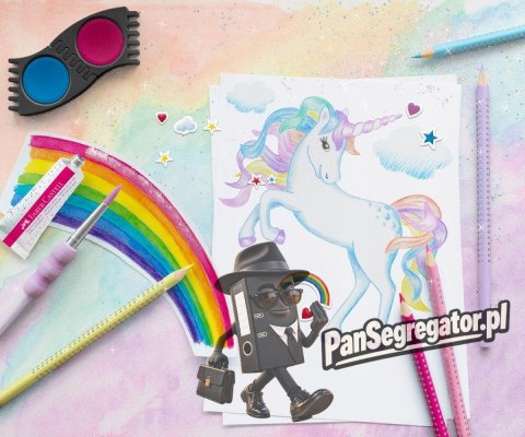 Brokat w żelu RAINBOW 12ml. (2szt.) blister 125089 Faber-Castell