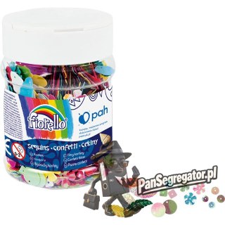 Cekiny konfetti MIX GR-C70-M FIORELLO słoik 70g. 170-2538
