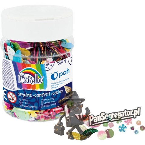 Cekiny konfetti MIX GR-C70-M FIORELLO słoik 70g. 170-2538