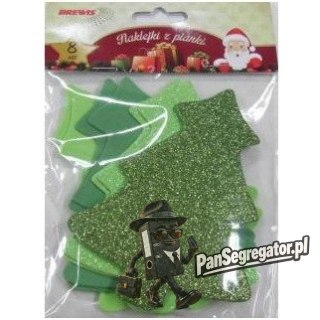 Choinki z pianki 8szt. 16,5 cm PVX06 BREWIS