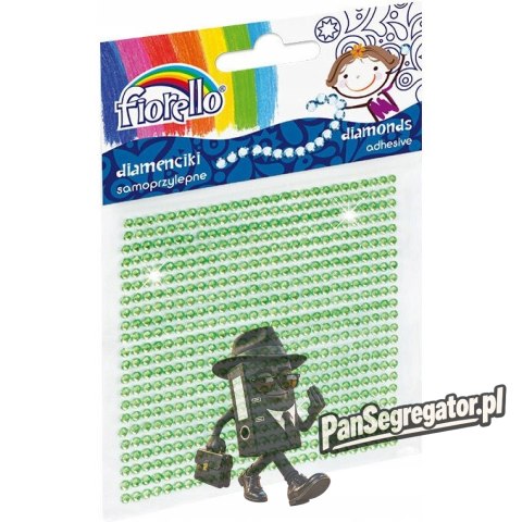 Diamenciki samoprzylepne limonka GR-DS01/02/03/04 Fiorello