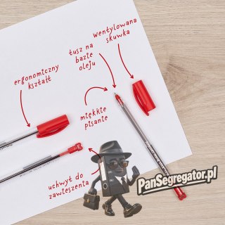 Długopis hang stick K86 czerwony 400197416 PELIKAN