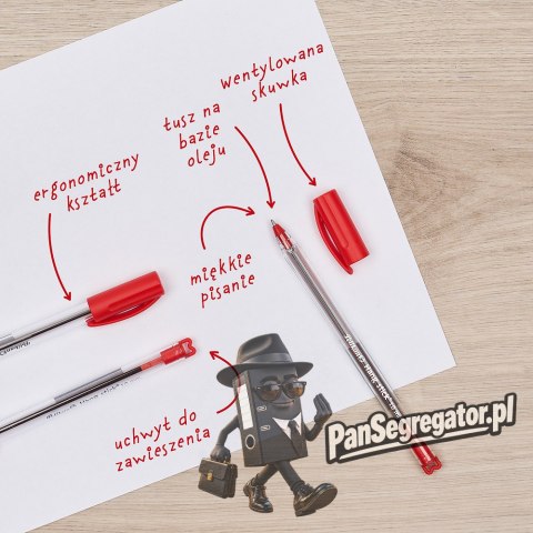 Długopis hang stick K86 czerwony 400197416 PELIKAN