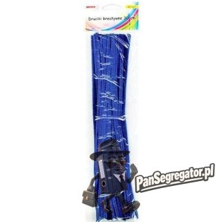 Druciki kreatywne dr08 niebieskie 30cm(40) BREWIS