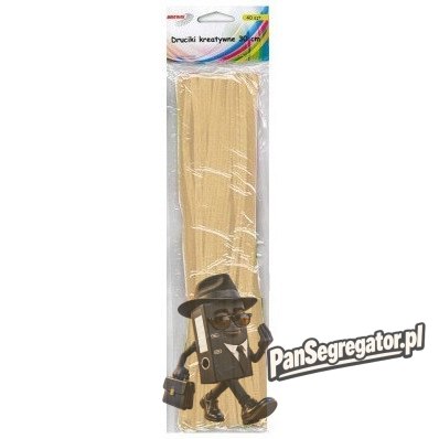 Druciki kreatywne dr22 beżowe 30cm(40) BREWIS