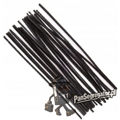 Druty pluszowe DPK-16 czarne ALIGA