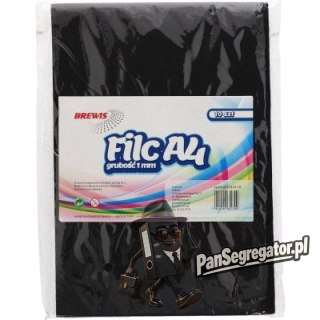 Filc A4 czarny FC410-10 1mm (10ark.) 682390