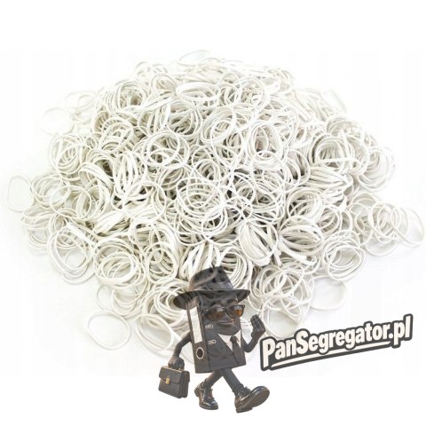 Gumki recepturki 1kg średnica 100mm białe 1,5x1,5mm gure100x1.5x1.5 EMERSON