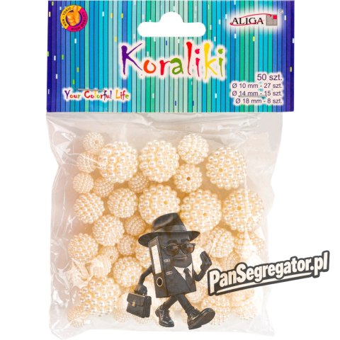 Koraliki plastikowe mix rozm. (50) PJ-0620 ALIGA