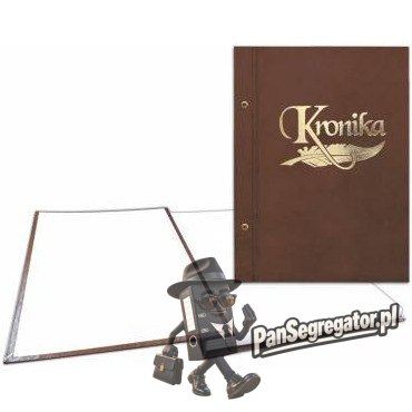 Kronika 310 x 420mm pionowa brąz złocony 1829-319-076 WARTA