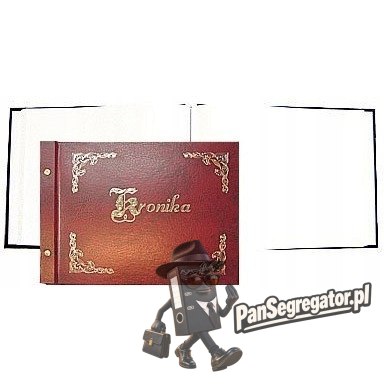 Kronika 345x255mm pozioma bordo złocona 1829-319-030 WARTA