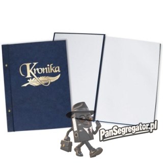 Kronika A3 310x420 pionowa granatowa złocona 319-078 WARTA