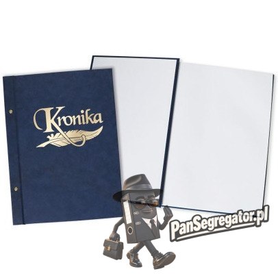 Kronika A3 310x420 pionowa granatowa złocona 319-078 WARTA