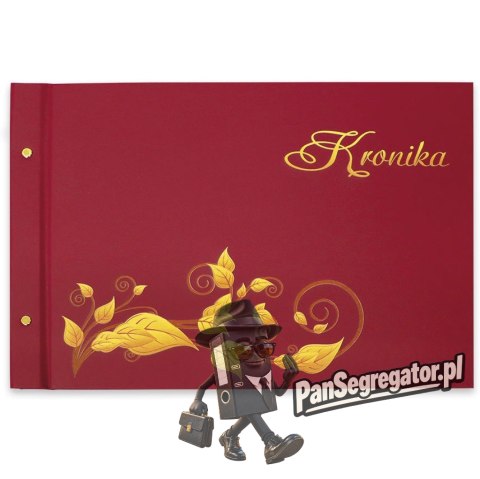 Kronika A3 malowana pozioma bordowa 415x297mm 1829-319-065 WARTA