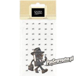 Kryształki samoprzylepn 5mm srebrne (50sztuk) 251100 Galeria Papieru