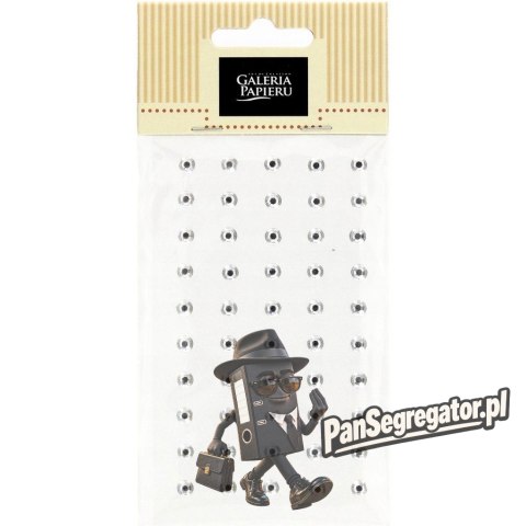 Kryształki samoprzylepn 5mm srebrne (50sztuk) 251100 Galeria Papieru