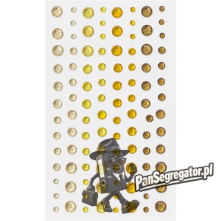 Kryształki samoprzylepne 3-6mm żółte (104) 251111 Galeria Papieru