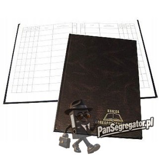 Książka korespondencyjna A4 96k brązowa 229-011 WARTA