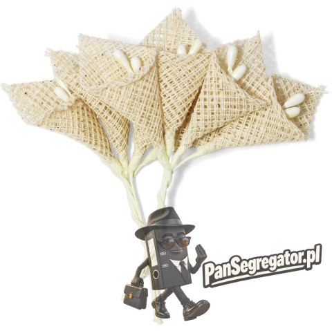 Kwiaty płocienne bukiet KALIA,beżowe (8) 252025 Galeria Papieru