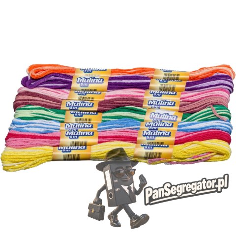 Mulina multicolor mix 8 kol. 8m MM BREWIS