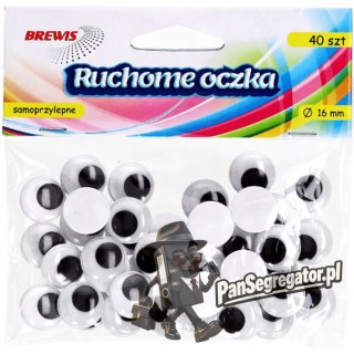Oczy z ruchomą źrenicą 16mm RO10