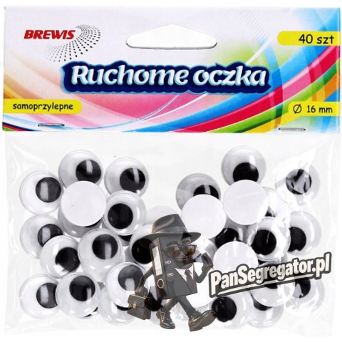 Oczy z ruchomą źrenicą 16mm RO10